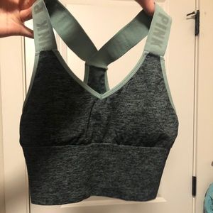 Dark teal PINK sports bra